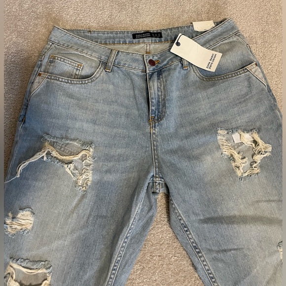 Zara basics high waisted jeans size 8 - Picture 2 of 6